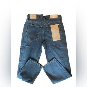 NWT Everlane Women's The Summer Slouch Denim Jeans No Stretch Blue Size 26